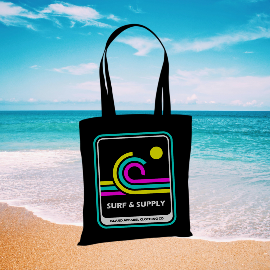 Surf Supply Tote Bag (Black)