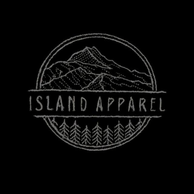 Embroidered Island Apparel T Shirt  (2 Colours)