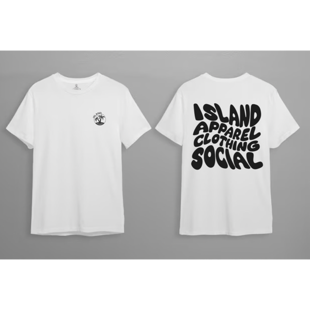 Clothing Social T Shirt (White)