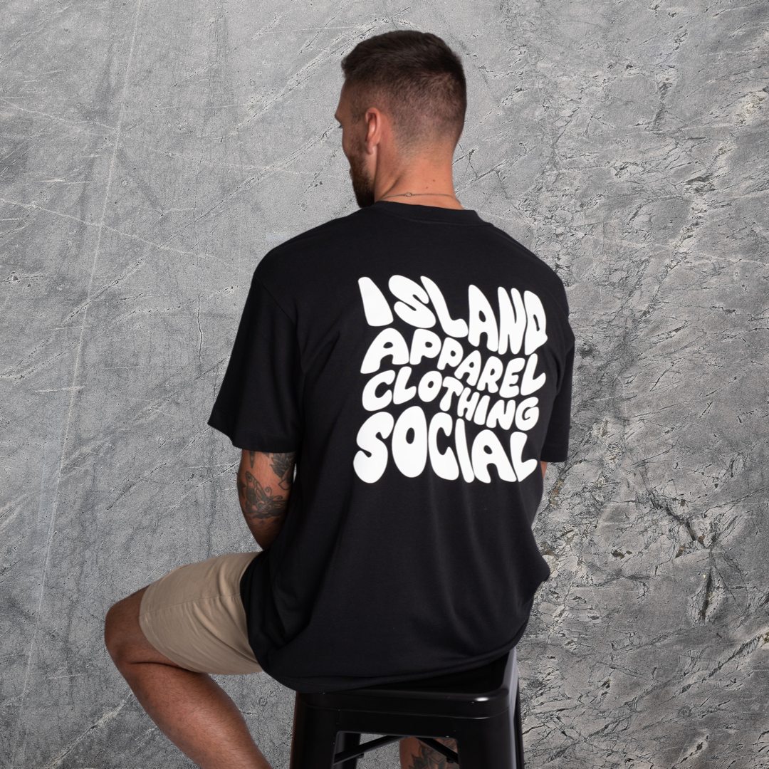 Clothing Social T Shirt (Black)