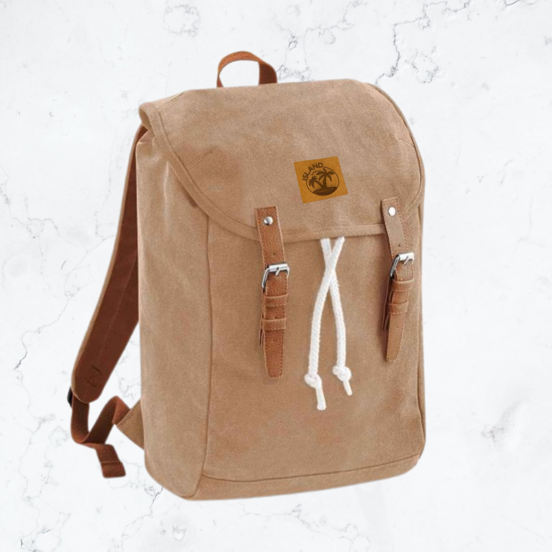 Island Apparel Vintage Rucksack (Caramel)