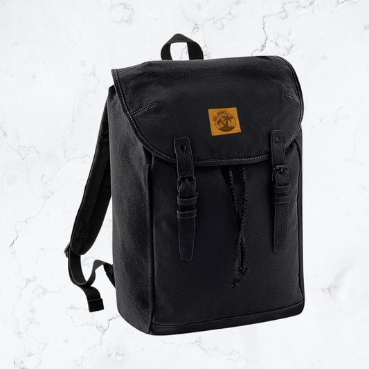 Island Apparel Vintage Rucksack (Black)