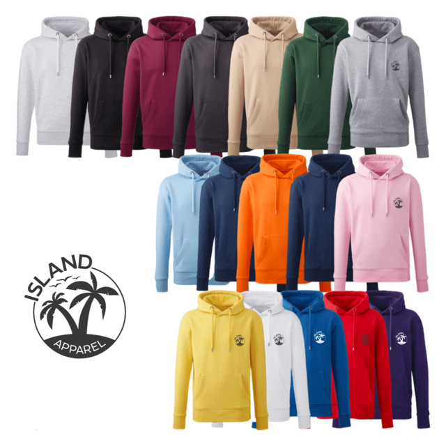 Island Apparel Hoodie (Non Standard Colours) 1 week Delivery